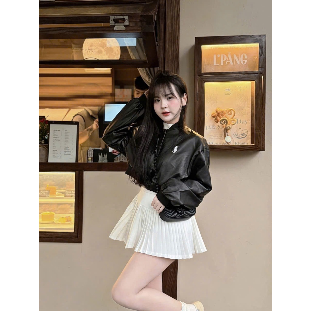 Áo Khoác Bomber Nữ Dáng Ngắn – Trẻ Trung, Basic, Dễ Phối Đồ Giới thiệu ngắn:
