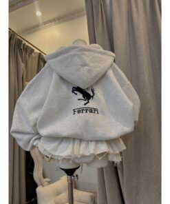Áo Hoodie Nữ Khóa Kéo – Form Rộng Dễ Thương, Chất Nỉ Mềm Phong Cách Hàn Quốc