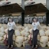 Sét áo váy áo trắng cộc tay Mix áo lót bra sang chảnh cá tính Kèm chân váy kẻ thanh lịch sang chảnh tôn dáng xinh xắn
