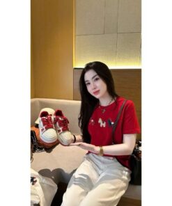 Áo Thun Ngắn Tay Thêu Hình Ngựa Dễ Thương – Chất Cotton Mềm Mịn, Nhiều Màu Trẻ Trung