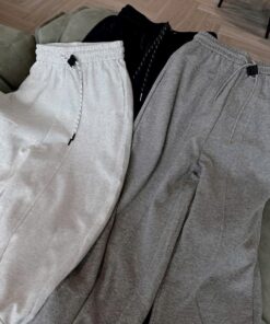 Quần Jogger Nữ Form Rộng Basic – Chất Nỉ Mềm, Lưng Thun Dây Rút, Mặc Cực Thoải Mái