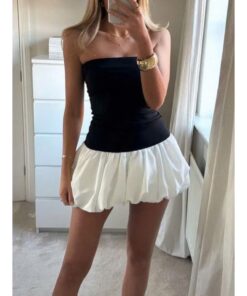 Áo Ống Nữ Ôm Body Basic Màu Đen – Áo Ống Thun Co Giãn Tôn Dáng Quyến Rũ