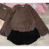 Áo Khoác Nỉ Nữ Khóa Kéo Form Bomber – Áo Khoác Trơn Basic, Dễ Phối, Mặc Cực Xinh