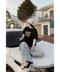 Áo Thun Form Rộng In Chữ – Áo Thun Unisex Streetwear Cá Tính