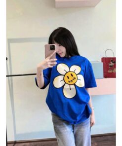 Áo Thun Drew Hoa Cúc Form Rộng – Áo Thun Unisex In Hoa Cúc Cá Tính