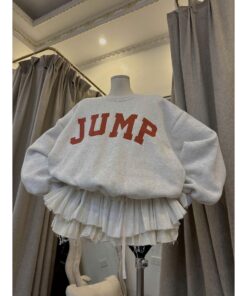 Áo Sweater Nữ JUMP – Form Rộng Dễ Thương, Chất Nỉ Mềm Phong Cách Hàn Quốc