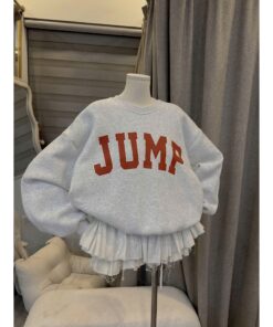 Áo Sweater Nữ JUMP – Form Rộng Dễ Thương, Chất Nỉ Mềm Phong Cách Hàn Quốc