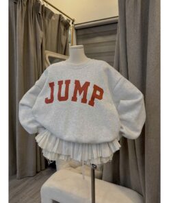 Áo Sweater Nữ JUMP – Form Rộng Dễ Thương, Chất Nỉ Mềm Phong Cách Hàn Quốc
