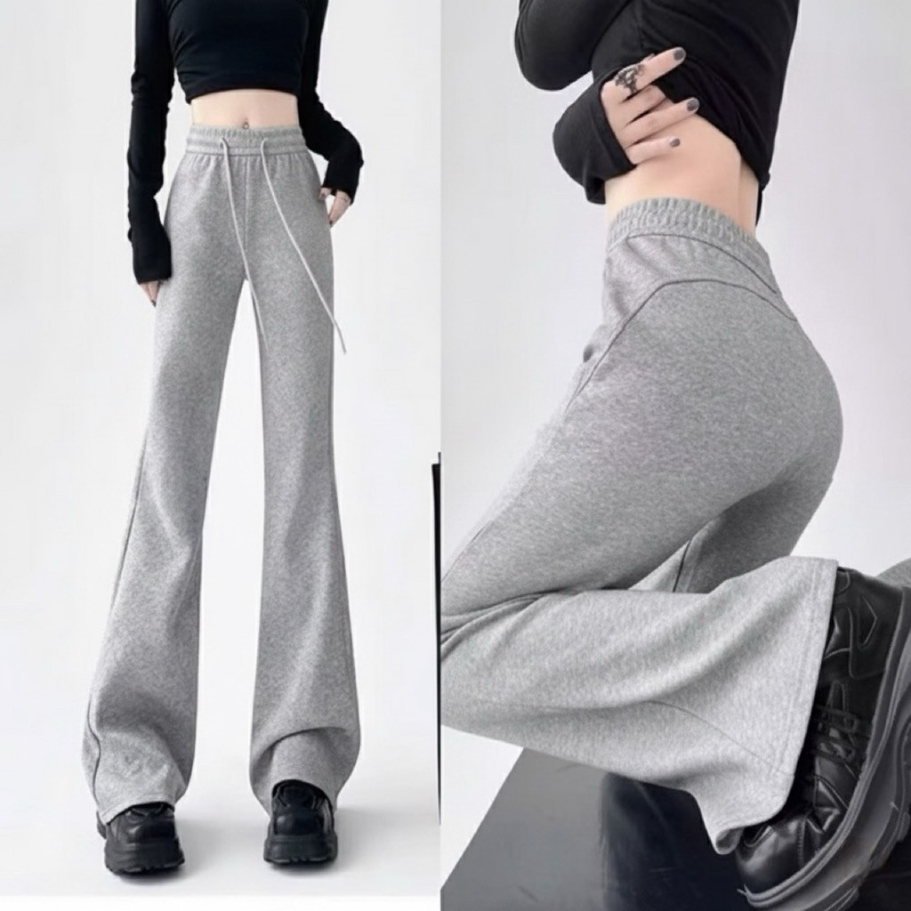 Quần Ống Loe Tôn Dáng Chất Nỉ Dày Dặn Top