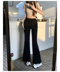 Quần Ống Loe Tôn Dáng Chất Nỉ Dày Dặn Top