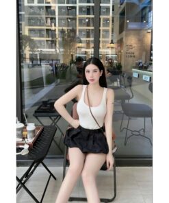 Set Bộ 2 Món Áo 2s Jumsuit + Quần Bí Kèm Phong Cách Trẻ Trung Nữ Tính