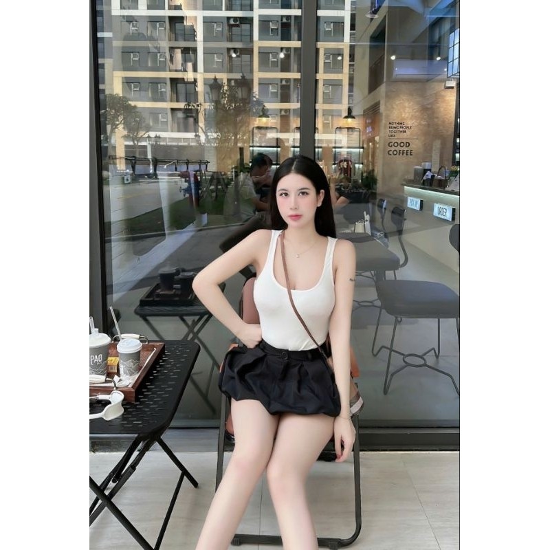 Set Bộ 2 Món Áo 2s Jumsuit + Quần Bí Kèm Phong Cách Trẻ Trung Nữ Tính