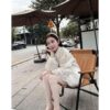 Áo Sơ Mi Trắng Cổ Boi Phối Viền Ren – Thanh Lịch Pha Chút Điệu Đà, Dễ Mix Mọi Outfit