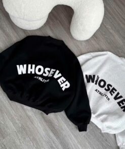 Áo Sweater Basic Chữ WHO In Hottrend, Sweater Dáng Rộng – Cân Mọi Dáng Người