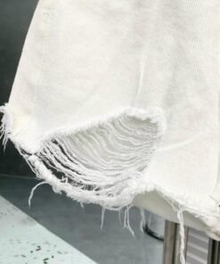 Quần short rách 1 khuy cài rách nữ lưng cao cá tính năng động