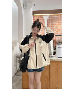 Áo khoác dù 2 lớp phối màu chống nắng chống gió chống bụi dáng unisex trẻ trung năng động
