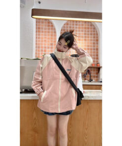 Áo khoác dù 2 lớp phối màu chống nắng chống gió chống bụi dáng unisex trẻ trung năng động