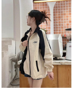 Áo khoác dù 2 lớp phối màu chống nắng chống gió chống bụi dáng unisex trẻ trung năng động