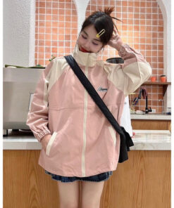 Áo khoác dù 2 lớp phối màu chống nắng chống gió chống bụi dáng unisex trẻ trung năng động