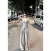 Set Ba lỗ Ôm Body & Quần Ống Suông Cá Tính – Chất Vải Mềm Mịn, Tự Nhiên Tôn Dáng