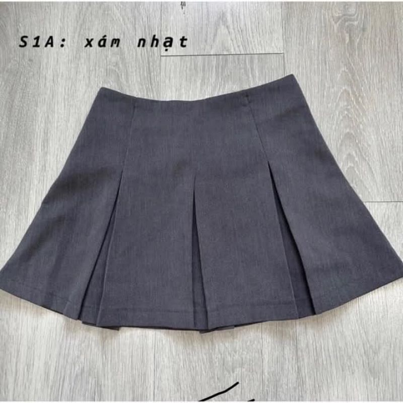 Chân Váy Xếp Li Quốc Dân Dễ Phối Đồ Kiểu Dáng Basic Trẻ Trung