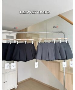 Chân Váy Xếp Li Quốc Dân Dễ Phối Đồ Kiểu Dáng Basic Trẻ Trung