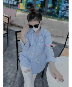 Áo sơ mi kẻ ống tay áo mang đậm chất trẻ trung lịch lãm phù hợp với giới trẻ