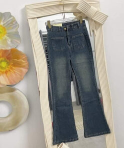 Quần Jean Ống Loe Túi Trước Chất jean Xịn Xò Dễ Phối Đồ Kiểu Dáng Trẻ Trung