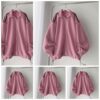 Áo Khoác Nỉ Hoạ Tiết Cute Màu Hường Xinh Xắn From Rộng Unisex Trẻ Trung Năng Động