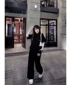 Set Áo Thun + Quần Short Chrome Hearts Los Angeles – Form Rộng Unisex, Phong Cách Streetwear Cá Tính