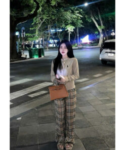 Set Quần Dài BB Kèm Áo Cadigan Siêu Hot Trend Với Màu Sắc Tươi Mới Nổi Bật