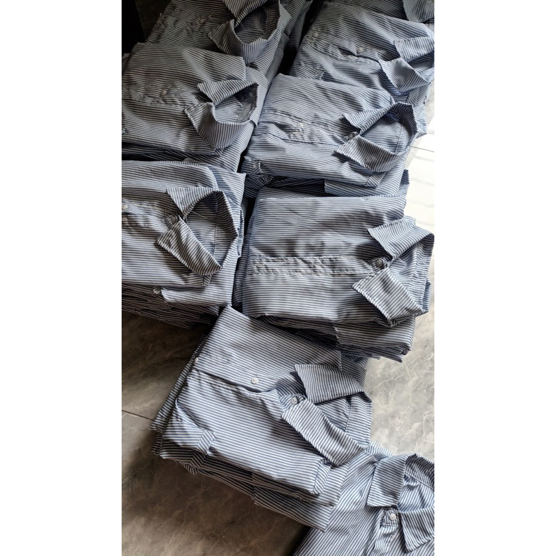 Áo Sơ Mi Dài Tay Kẻ Nhỏ Kèm Khăn From Dáng Unisex Trẻ Trung Hottren