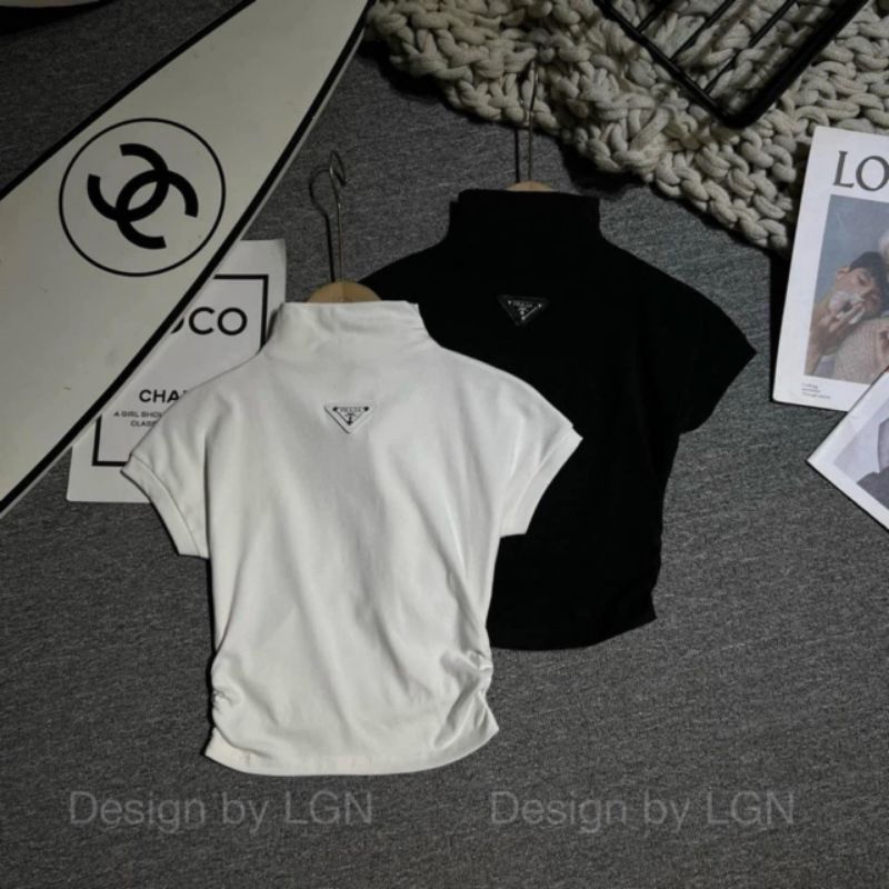 Áo Thun Bozip Cổ 2p gắn Logo Xịn Xò Dáng Ôm Dễ Mix Đồ Kiểu Dáng Trẻ Trung
