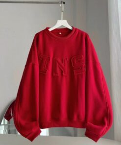 Áo Sweater Nỉ INS Basic Tay Bồng From Thụng Chất Nỉ Dày Dặn Kiểu Dáng Unisex Trẻ Trung
