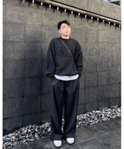 Áo Sweater Nỉ INS Basic Tay Bồng From Thụng Chất Nỉ Dày Dặn Kiểu Dáng Unisex Trẻ Trung