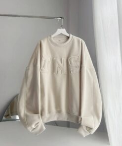 Áo Sweater Nỉ INS Basic Tay Bồng From Thụng Chất Nỉ Dày Dặn Kiểu Dáng Unisex Trẻ Trung