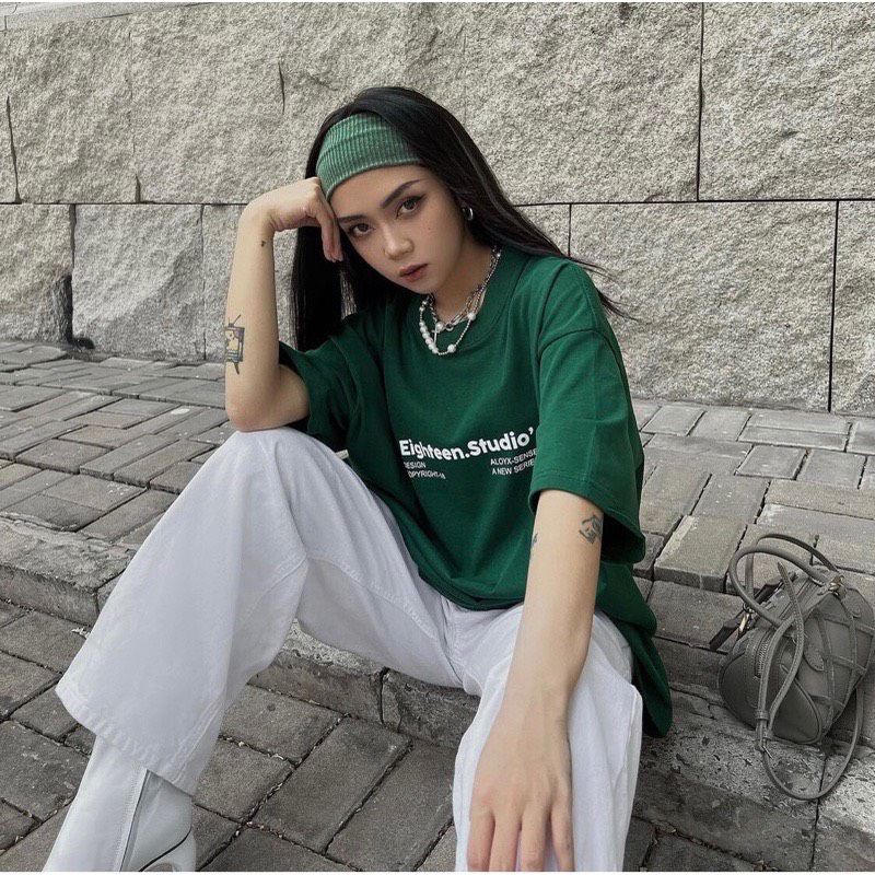 Set Quần Suông Ống Rộng Chất Kaki Mềm +Kèm Áo Thun Tay Lỡ Form Unisex
