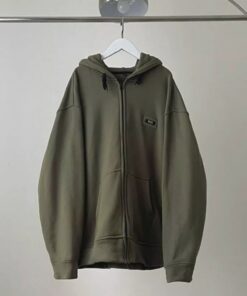 [sẵn] Áo Khoác Nỉ Zip Kéo TAG MAY CHỮ THENOAH ( xám + trắng nhạt )