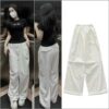 Quần Ống Rộng Túi Nắp Cạp Chun, Chất Quần Kaki Mềm Mịn sihoangngan