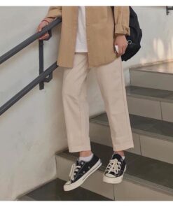 Quần baggy kaki unisex nam nữ, Baggy kaki nam nữ