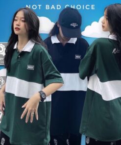 [ HANG MOI VE ] Áo thun tay lỡ phom unisex polo phom thụng, áo polo wzs hot hit, Phong cách trẻ trung (hình chụp thật)
